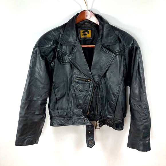 Fox Run Jackets & Blazers - Fox Run Vintage 90’s Leather Moto Jacket Size L